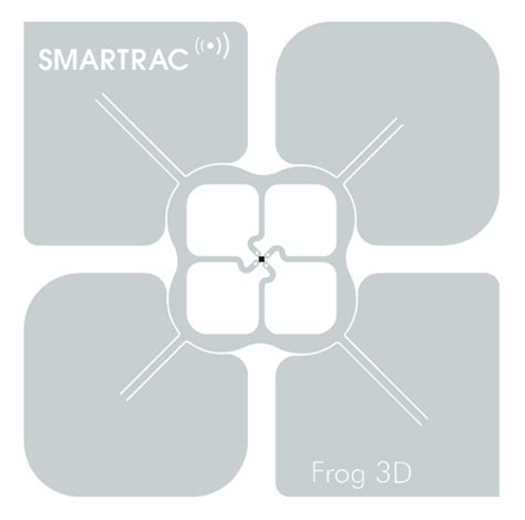 Avery Dennison Smartrac Frog 3D RFID Paper Face Tag 76mm